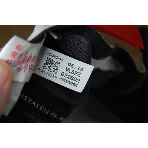 Chicago Bulls Mitchell & Ness Script Colorful Knit Fabric Snapback Hat Cap - Picture 10 of 10